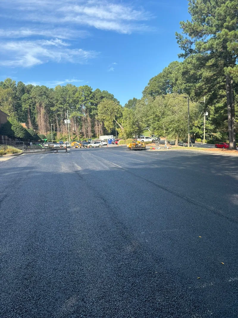 Asphalt resurfacing work completed by a paving contractor in Atlanta GA